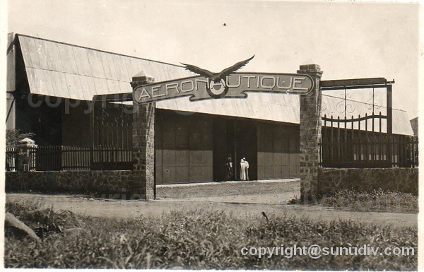Hangar aeronautique dakar Senegal 1930 1935